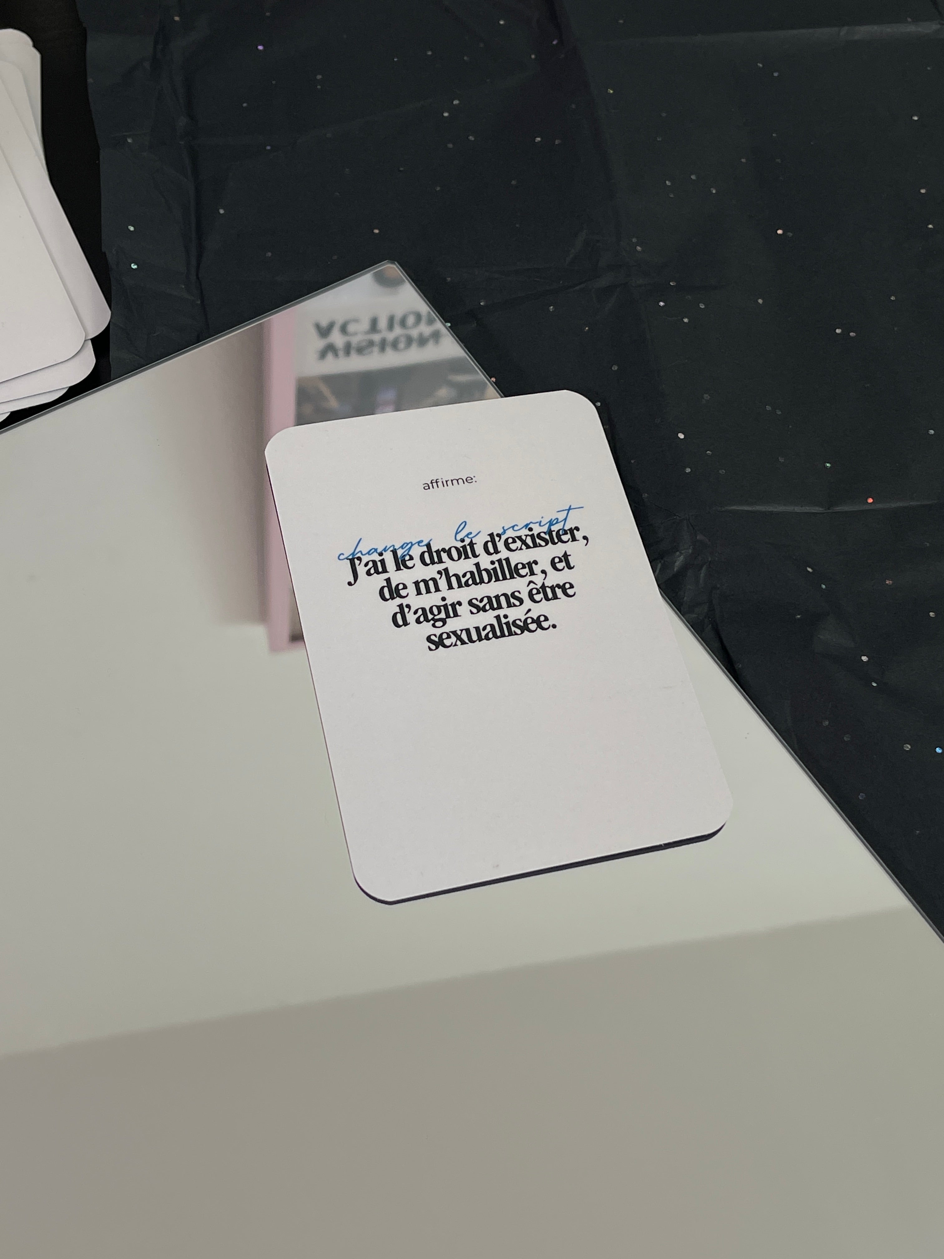 Jeu de 50 cartes d’affirmations