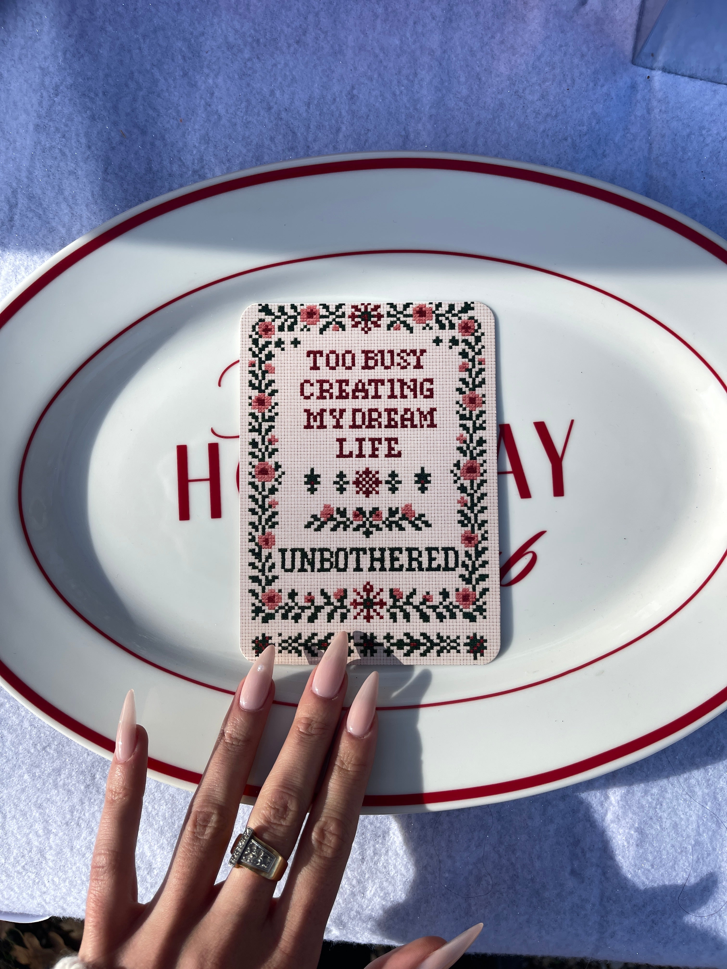 Carte “Too Busy Creating My Dream Life”