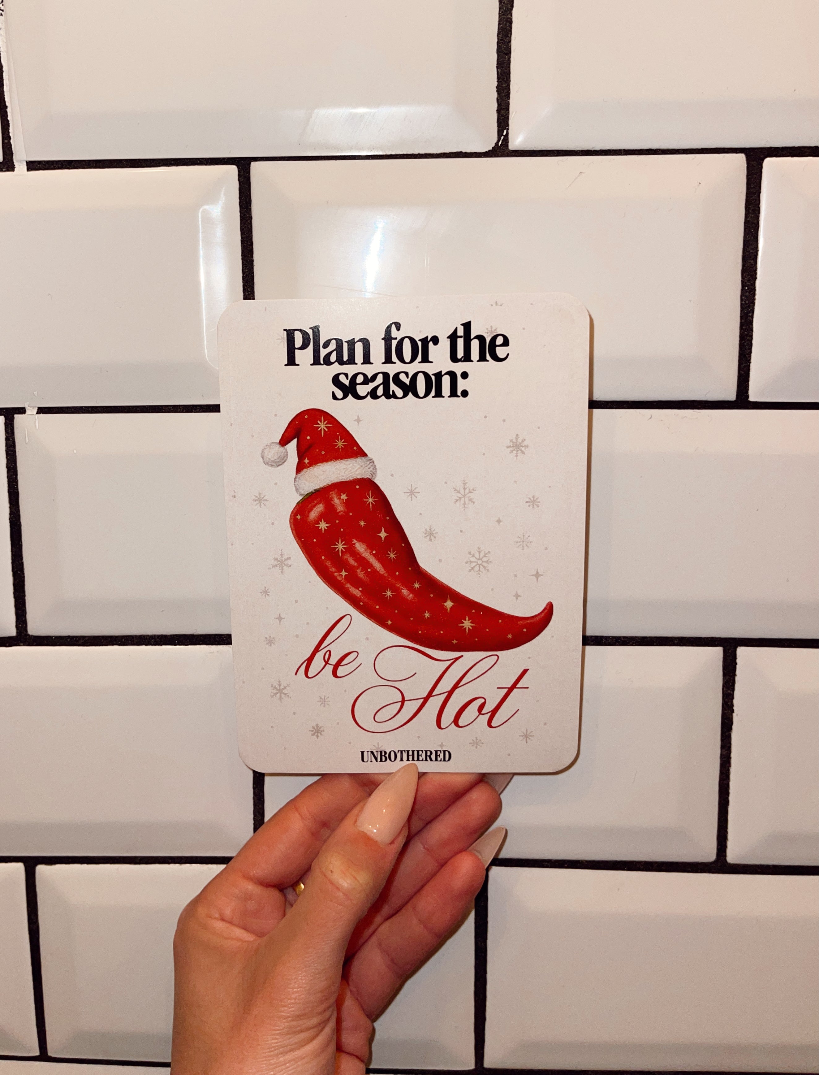 Carte “Plan for the Season: be Hot”