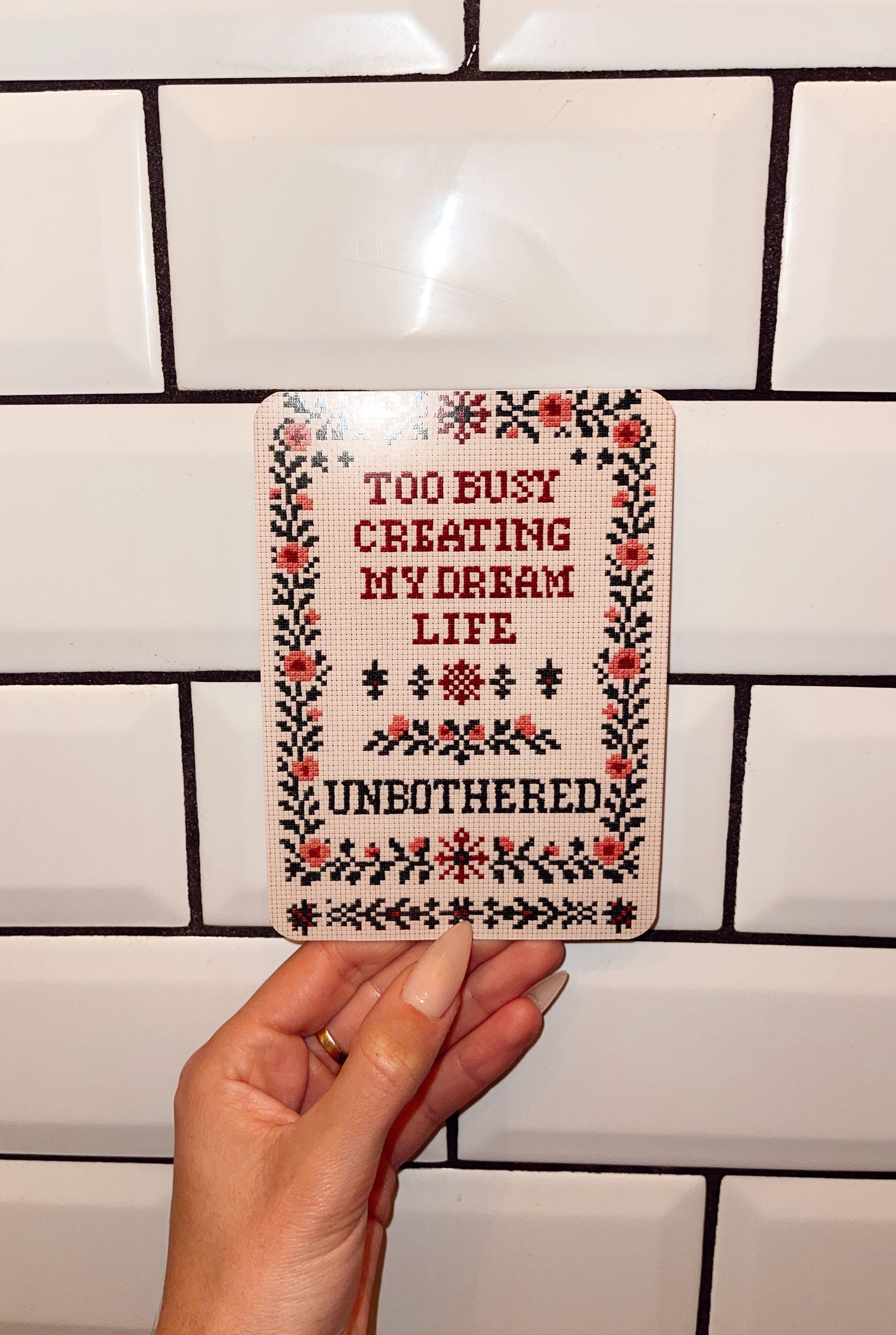 Carte “Too Busy Creating My Dream Life”