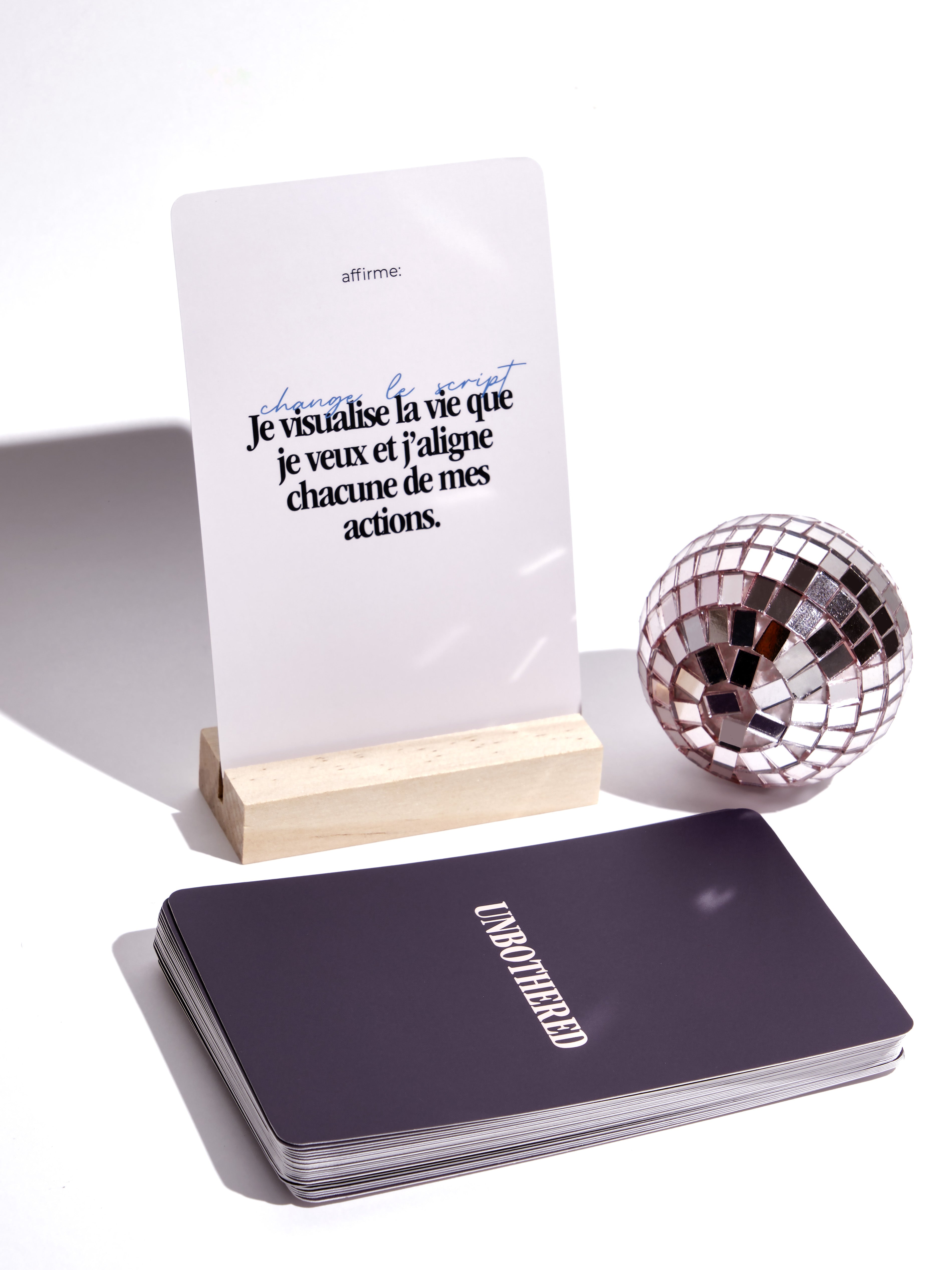Jeu de 50 cartes d’affirmations